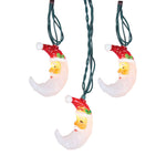 Kurt Adler UL 10-Light Santa Moon Face Light Set