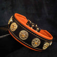 Load image into Gallery viewer, The "Bijou" collar orange