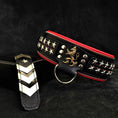 Load image into Gallery viewer, The unique "General" leather dog collar for big dogs