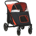 Load image into Gallery viewer, One-Click Foldable Stroller for Large Medium Small Dogs, Pet, Cats with Storage