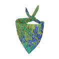 Load image into Gallery viewer, Van Gogh Irises Double-Sided Pet Bandana