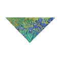 Load image into Gallery viewer, Van Gogh Irises Double-Sided Pet Bandana