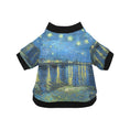 Load image into Gallery viewer, Van Gogh Starry Night Over The Rhone Round Neck Shirt luxury pet product from Southlake Paws