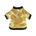 Load image into Gallery viewer, Van Gogh Sunflowers Round Neck Shirt luxury pet product from Southlake Paws