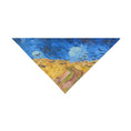 Load image into Gallery viewer, Van Gogh Wheatfield with Crows Double-Sided Pet Bandana