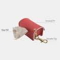 Load image into Gallery viewer, Waste Bag Holder - Vegan Leather - Bag Dispenser