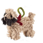 Wheaten Terrier Hand Knit Dog Ornament