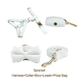 Load image into Gallery viewer, White Wedding Velvet Set