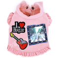 Load image into Gallery viewer, Rock Star (The Beatles) Abbey Lane Denim Dog Jacket alternate view