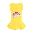 Load image into Gallery viewer, Rainbow Dog Cotton Crystal Dress - Designer Dog Clothes from Southlake Paws
