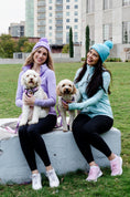 Load image into Gallery viewer, Dog Mom Bobble Beanie - Lilac