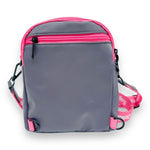Dog Mom Bag - Grey and Pink