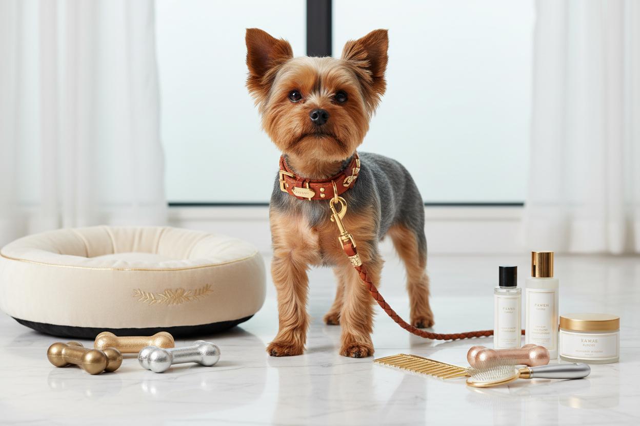Luxury Supplies for Yorkshire Terriers