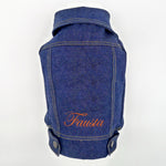 Personalized Bespoke Denim Trucker Dog Coat