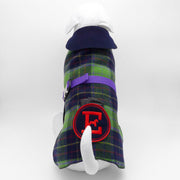 Personalized Bespoke Dog Coat/Raincoat Tartan Mood