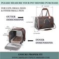 Load image into Gallery viewer, Mr. Peanut's Gold Series Standard Size Airline Compliant Pet Carrier V3.0
