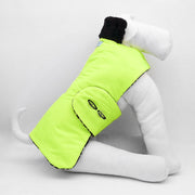 Personalized Bespoke Reversible Dog Coat/Raincoat Black Cashmere Maze