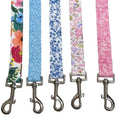 Load image into Gallery viewer, Blue Floral Calico Leash
