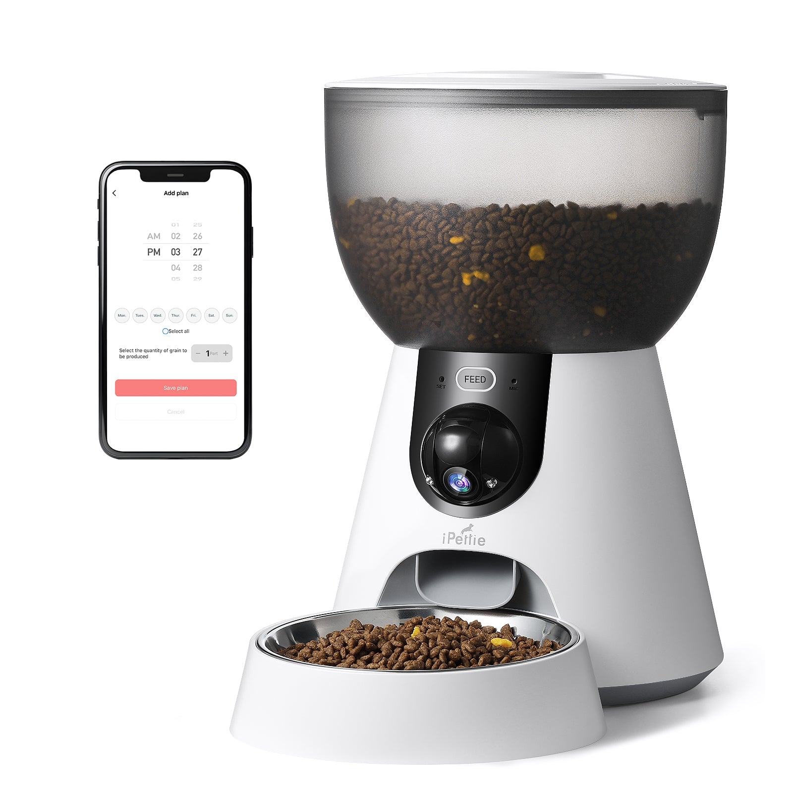 F4-C Automatic Cat Feeder with Camera 