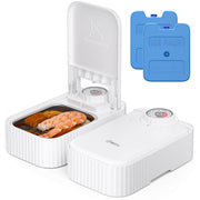Bento Two Meal Automatic Pet Feeder with Ice Packs 