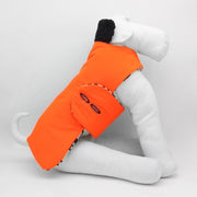 Personalized Bespoke Reversible Dog Coat/Raincoat White Cashmere Maze