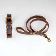 Orange Cross Dog Collar