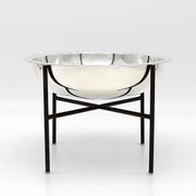 Silver Plate Or Sterling Silver Dog Bowl With Pedestal