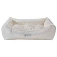 Load image into Gallery viewer, Bowsers Holiday Snowflake Scoop Bolster Dog Bed - Easy-Entry Bolster Support
