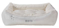 Load image into Gallery viewer, Bowsers Holiday Snowflake Scoop Bolster Dog Bed - Easy-Entry Bolster Support
