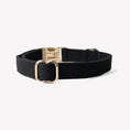 Load image into Gallery viewer, 'Black' - Canvas Dog Collar 
