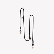 'Black' - Hands Free Braided Leash 