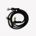 Load image into Gallery viewer, 'Black' - Hands Free Braided Leash 
