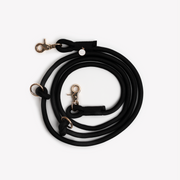 'Black' - Hands Free Braided Leash 