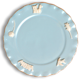 Cat Whisker Plate - Sky Blue
