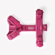 Magenta - Velvet Dog Harness 