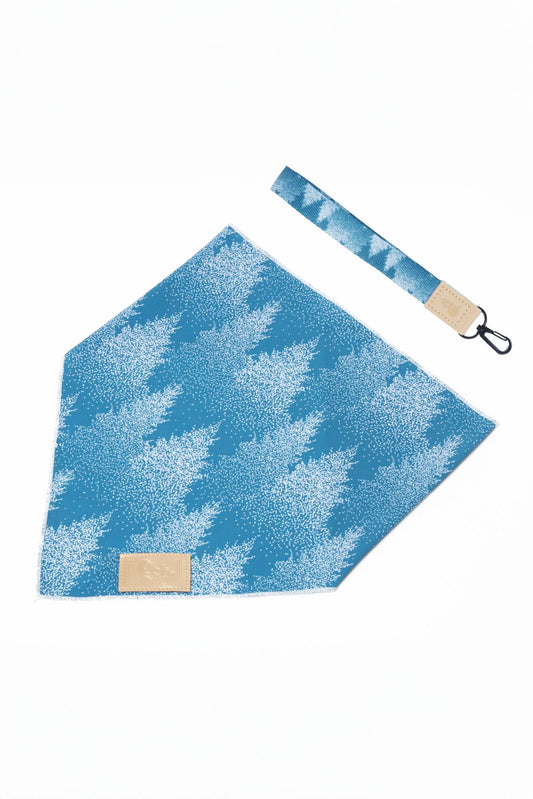 Siberian Spruce Dog Bandana & Matching Keychain - Southlake Paws