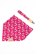 Load image into Gallery viewer, Red Mountain Syrah Dog Bandana & Matching Keychain - Southlake Paws
