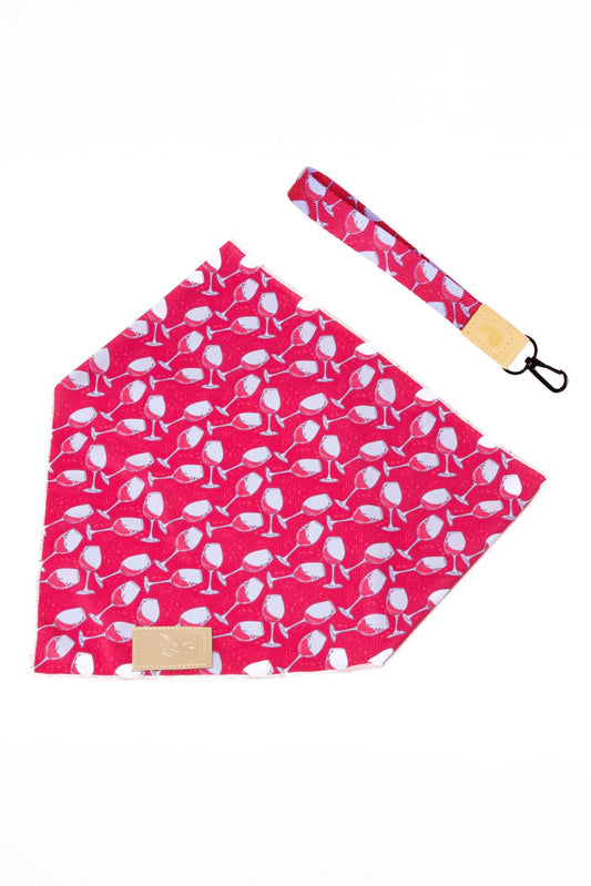 Red Mountain Syrah Dog Bandana & Matching Keychain - Southlake Paws