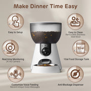F4-C Automatic Cat Feeder with Camera 