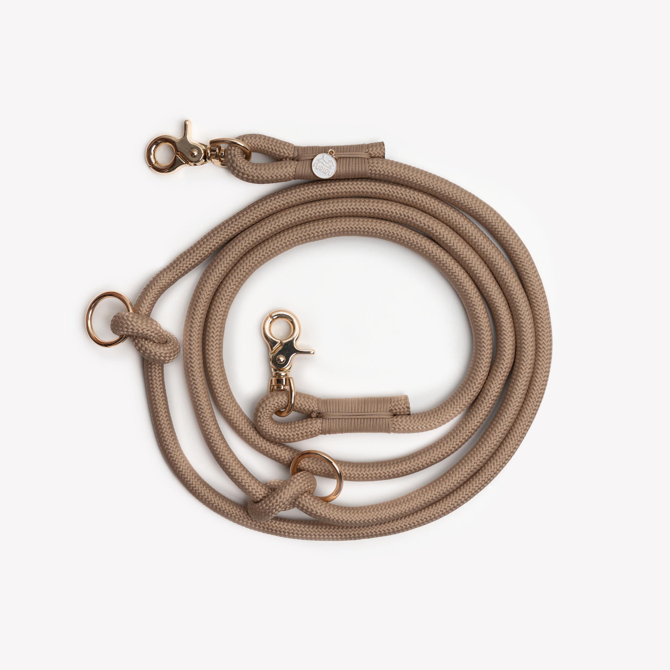 'Sand' - Hands Free Braided Leash 
