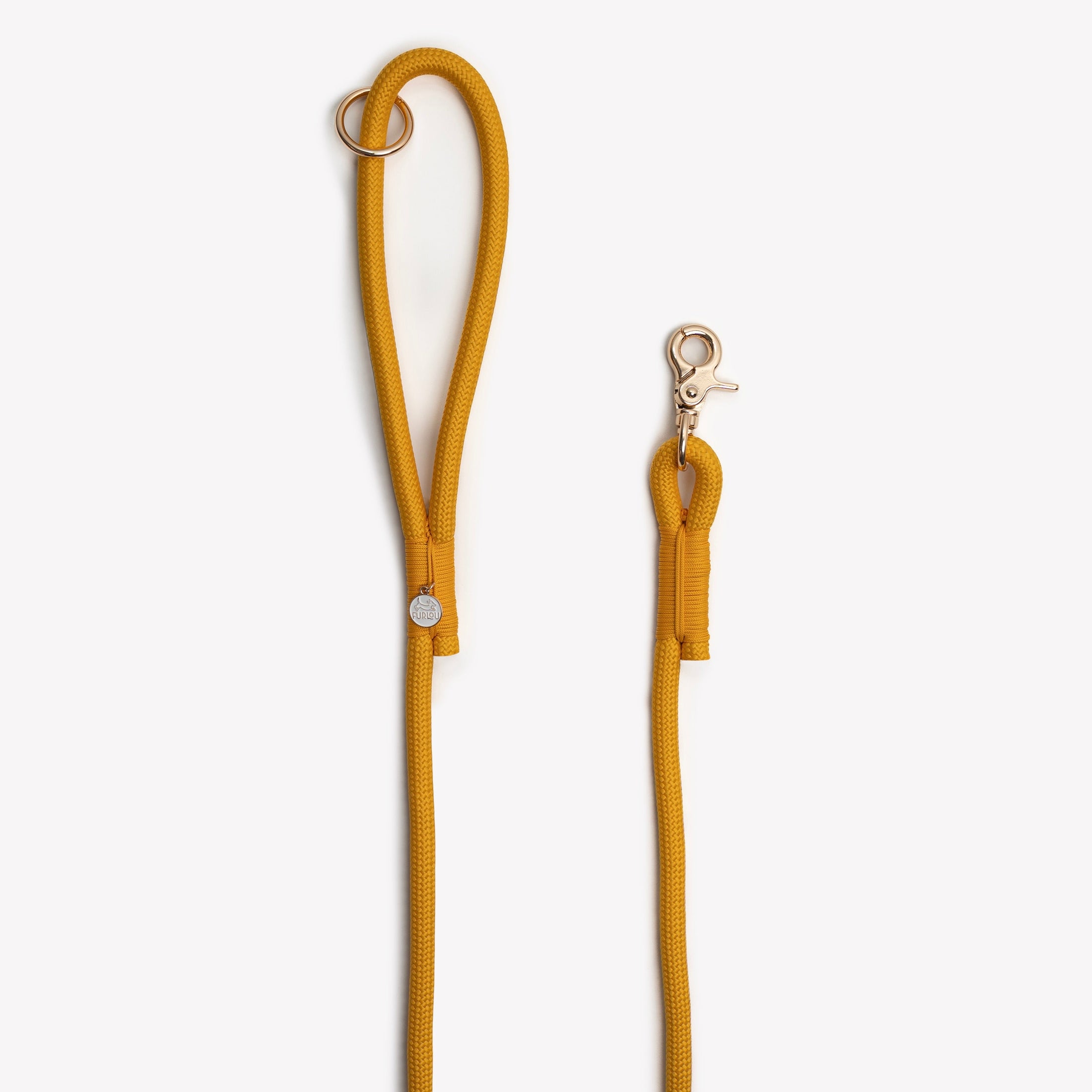 'Yellow' - Braided Rope Leash 