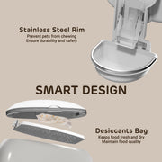 Hanging Pet Feeder for Rabbits, Cats, Dogs & Hamsters, WIFI Version, 1.8L 