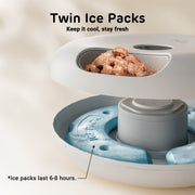 Donut Frost 6 Meal Cordless Automatic Pet Feeder 