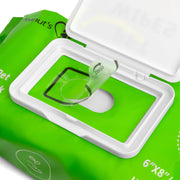 Mr. Peanut's Naturals Plant Based, Flushable, Compostable, Unscented Pet Wipes, 160 Count, Larger 8x6