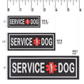 Load image into Gallery viewer, Dogline Service Dog 3D Rubber Patches
