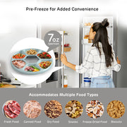 Brioche 6 Meal Cordless Automatic Pet Feeder with Two Ice Packs 
