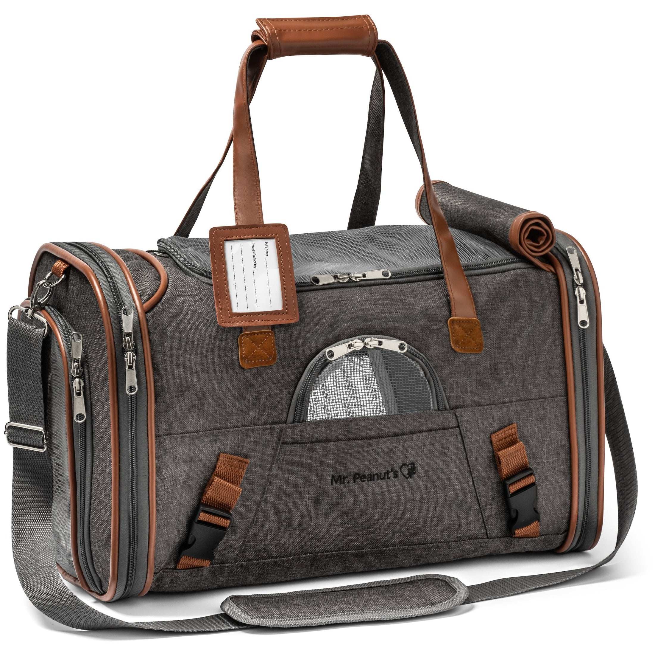 Mr. Peanut's Gold Series Standard Size Airline Compliant Pet Carrier - Southlake Paws
