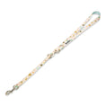 Load image into Gallery viewer, Colorful dog leash featuring a playful brunch-themed pattern with donuts, waffles, and coffee cups on a light pink background
