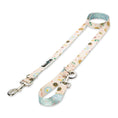 Load image into Gallery viewer, Colorful dog leash featuring a "Bottomless Brunch" design with donuts and brunch items, silver hardware, and a comfortable gr
