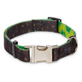 Load image into Gallery viewer, Retro Taco Tuesday Collar by The Modern Dog Company featuring a colorful taco pattern on a durable strap with a silver buckle
